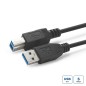 MicroConnect USB 3.2 Gen 1 A-B 5m M-M, MicroConnect USB 3.2 Gen 1 A-B 5m M-M,